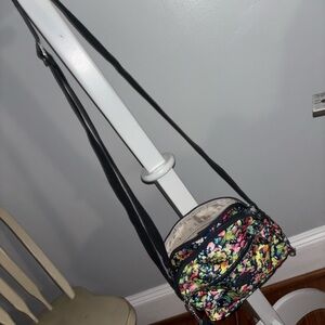 Floral. Kipling  Crossbody Bag 3 compartment